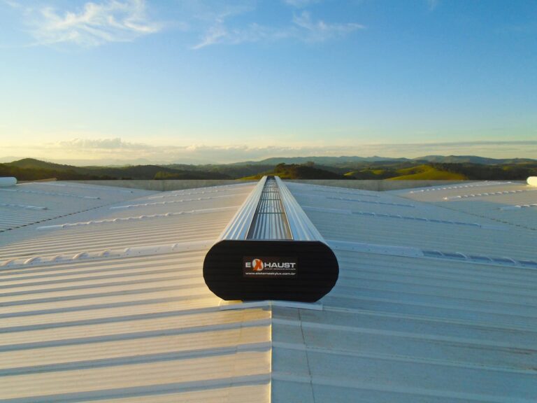 Sistema Exhaust - Lanternim Industrial para Ventilação